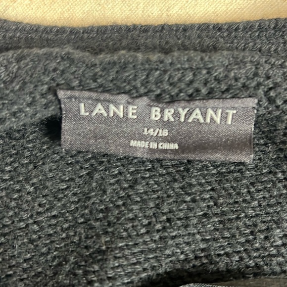 Lane Bryant Black Button-Down Cardigan Sweater - Size 14/16 - Picture 5 of 5